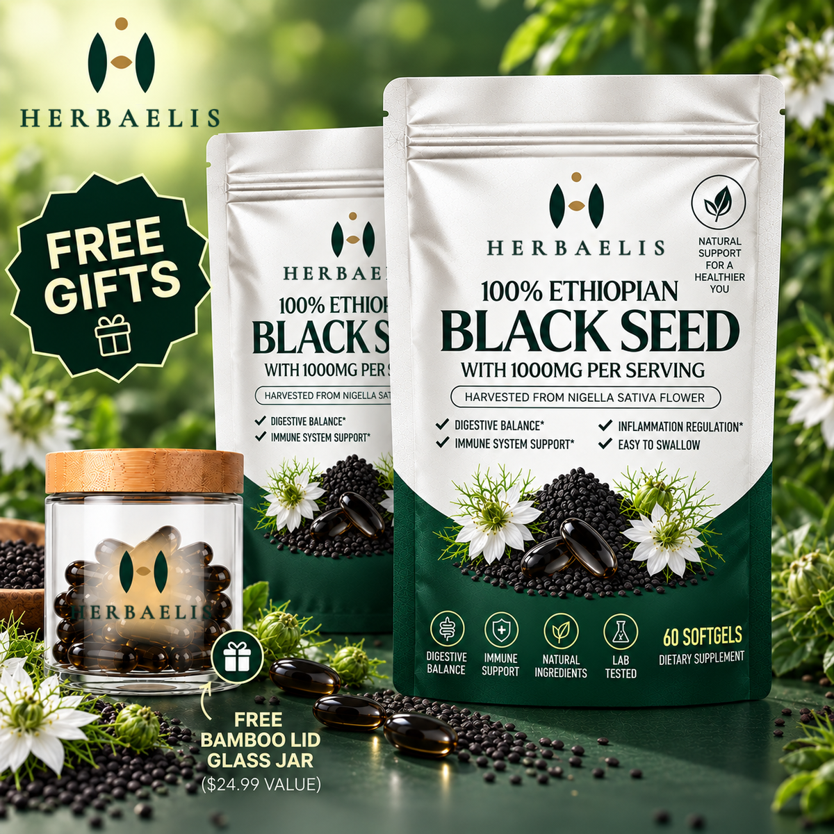 Herbaelis Ethiopian Black Seed