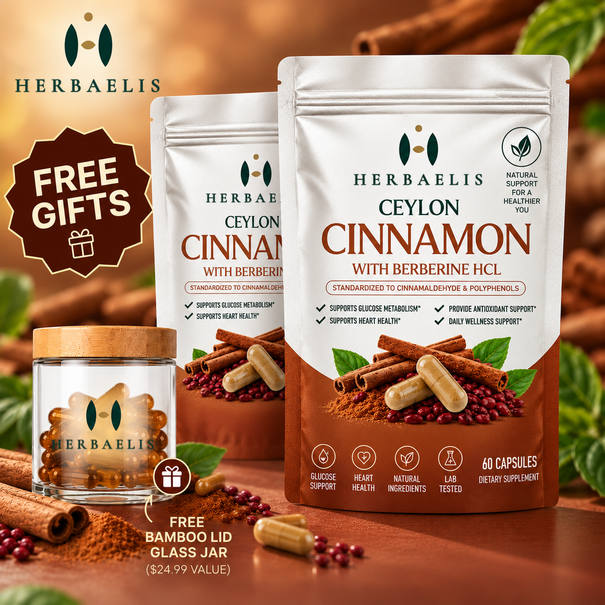 Herbaelis Ceylon Cinnamon