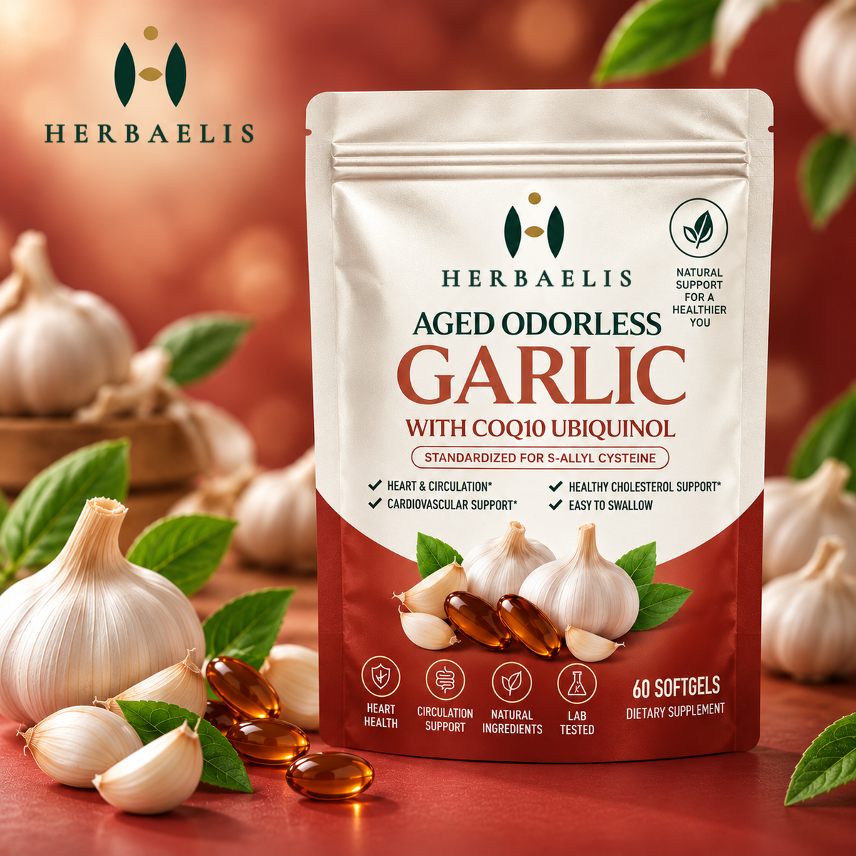 Herbaelis Aged Odorless Garlic